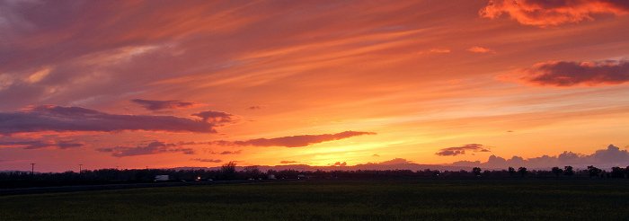 Skies Over Sacramento Airport